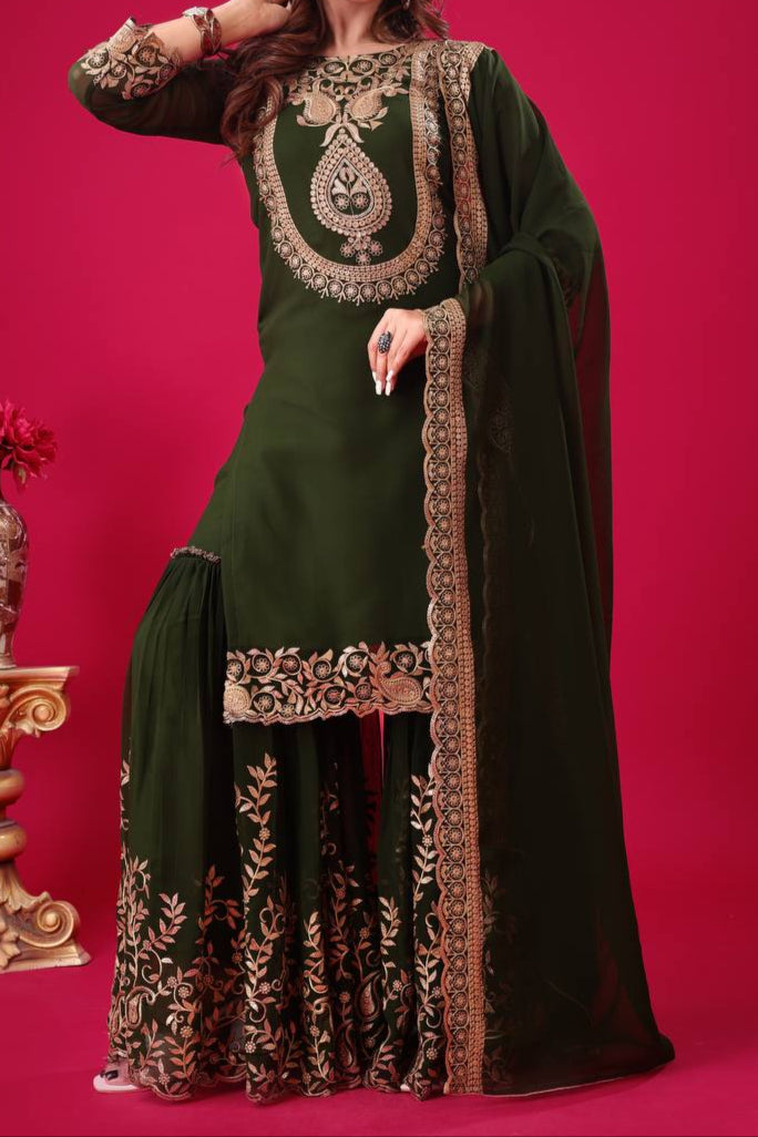 Eid Special New Collection Gharara Suit Set