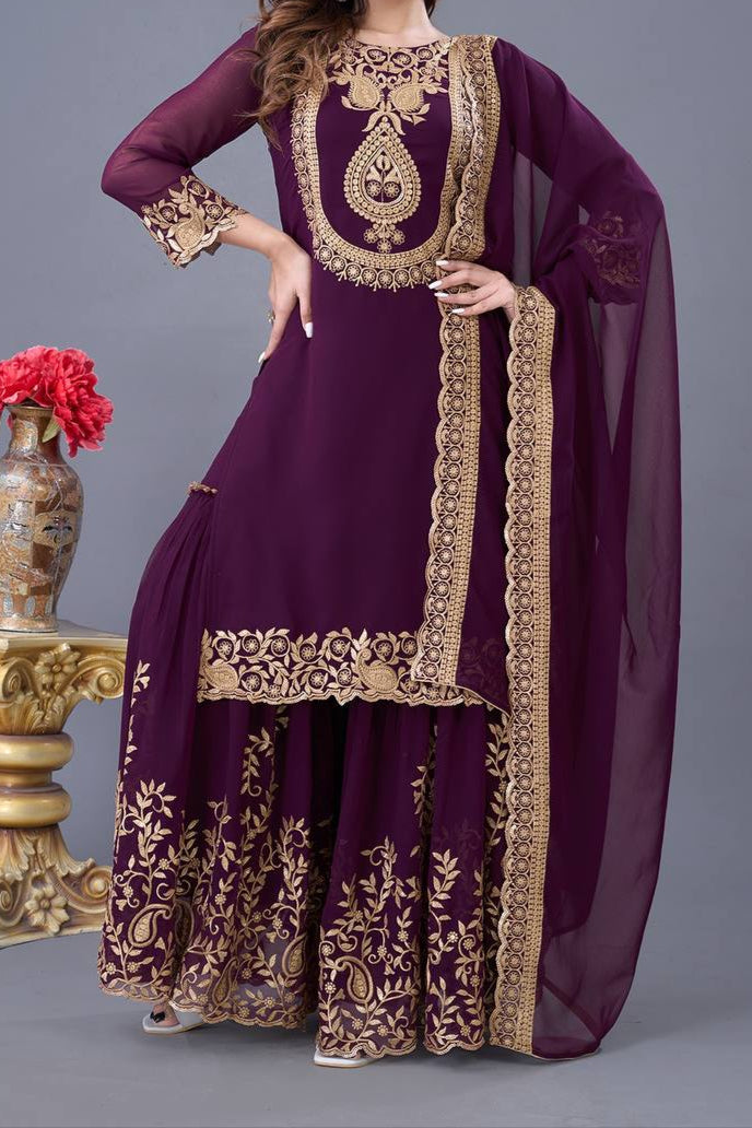 Eid Special New Collection Gharara Suit Set