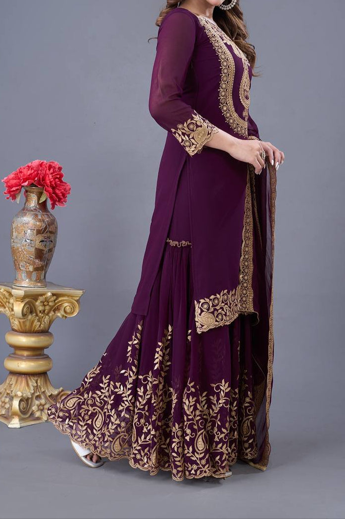 Eid Special New Collection Gharara Suit Set