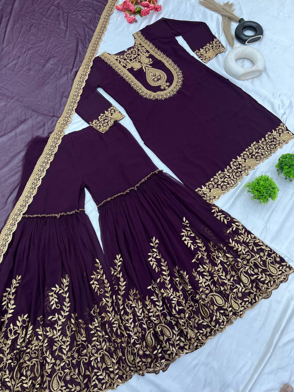 Eid Special New Collection Gharara Suit Set