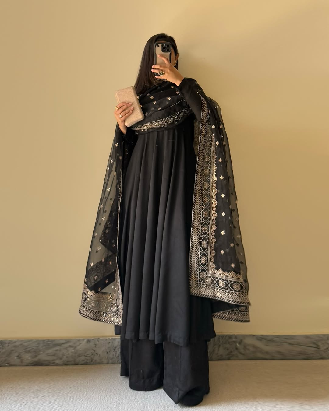 Ready To Wear Kurta With Palazzo And Dupatta Set