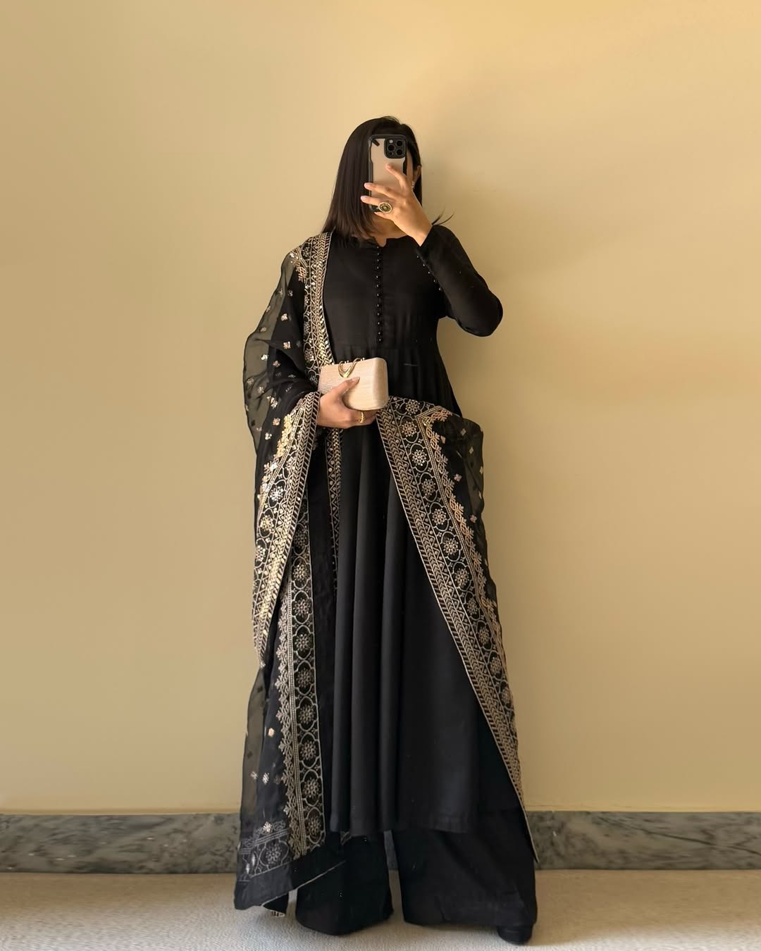 Ready To Wear Kurta With Palazzo And Dupatta Set