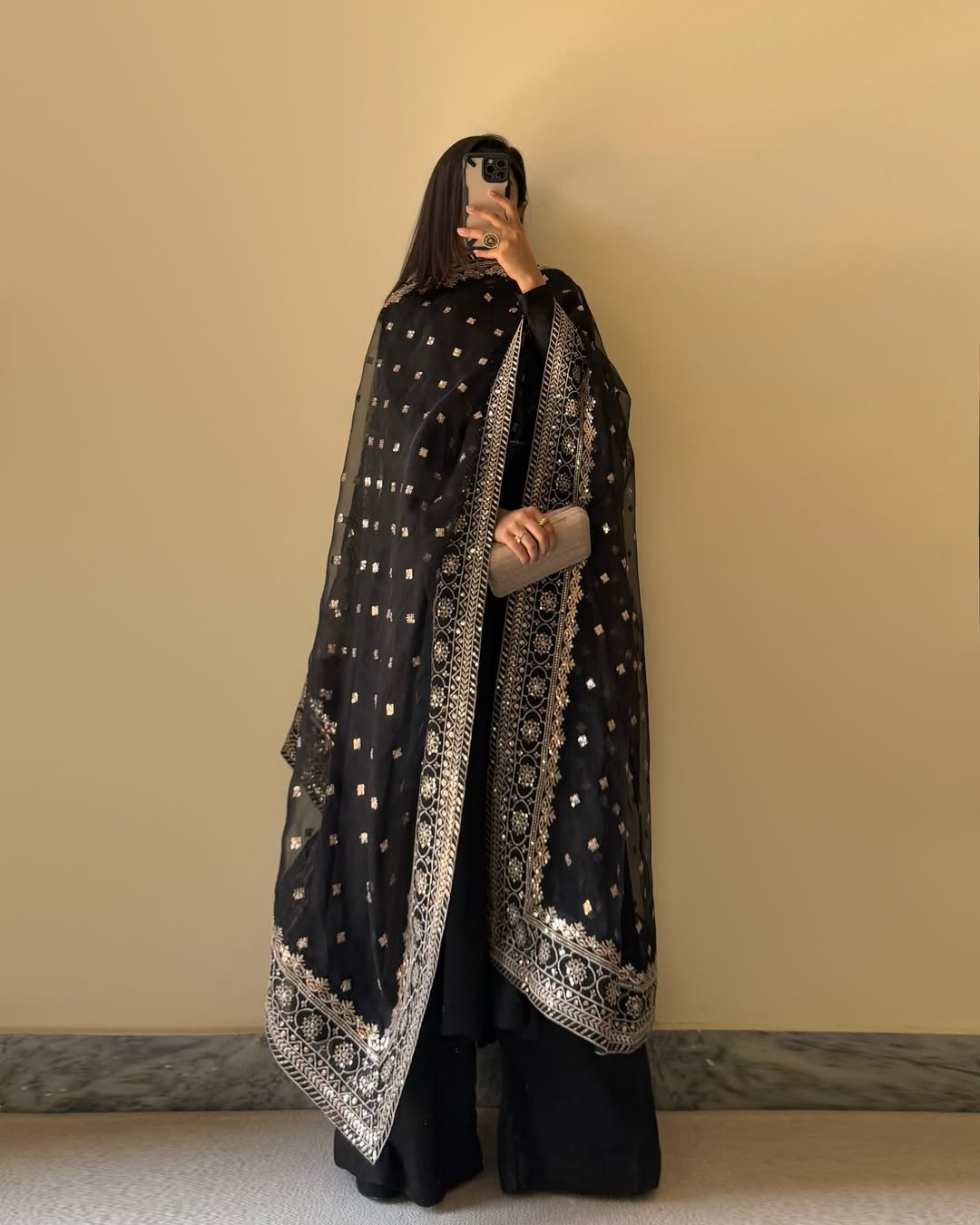 Ready To Wear Kurta With Palazzo And Dupatta Set