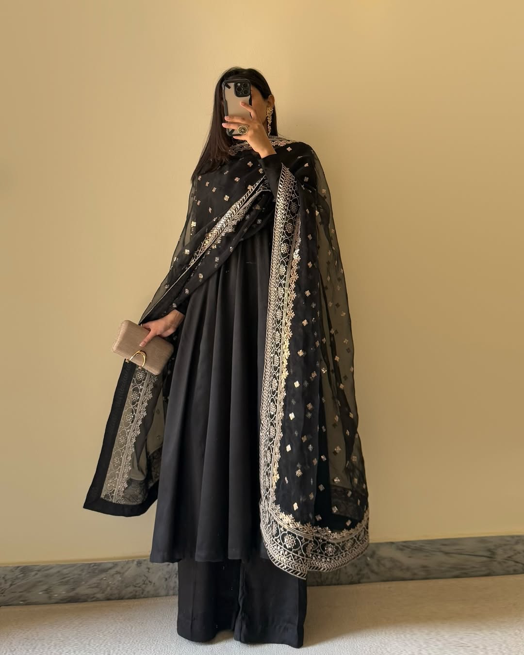 Ready To Wear Kurta With Palazzo And Dupatta Set