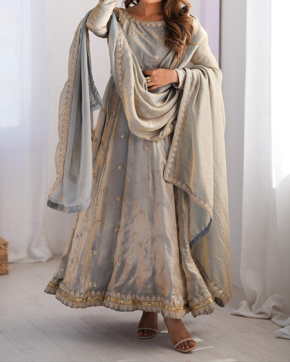 New Coding With Sequence Work Anarkali Suit Set