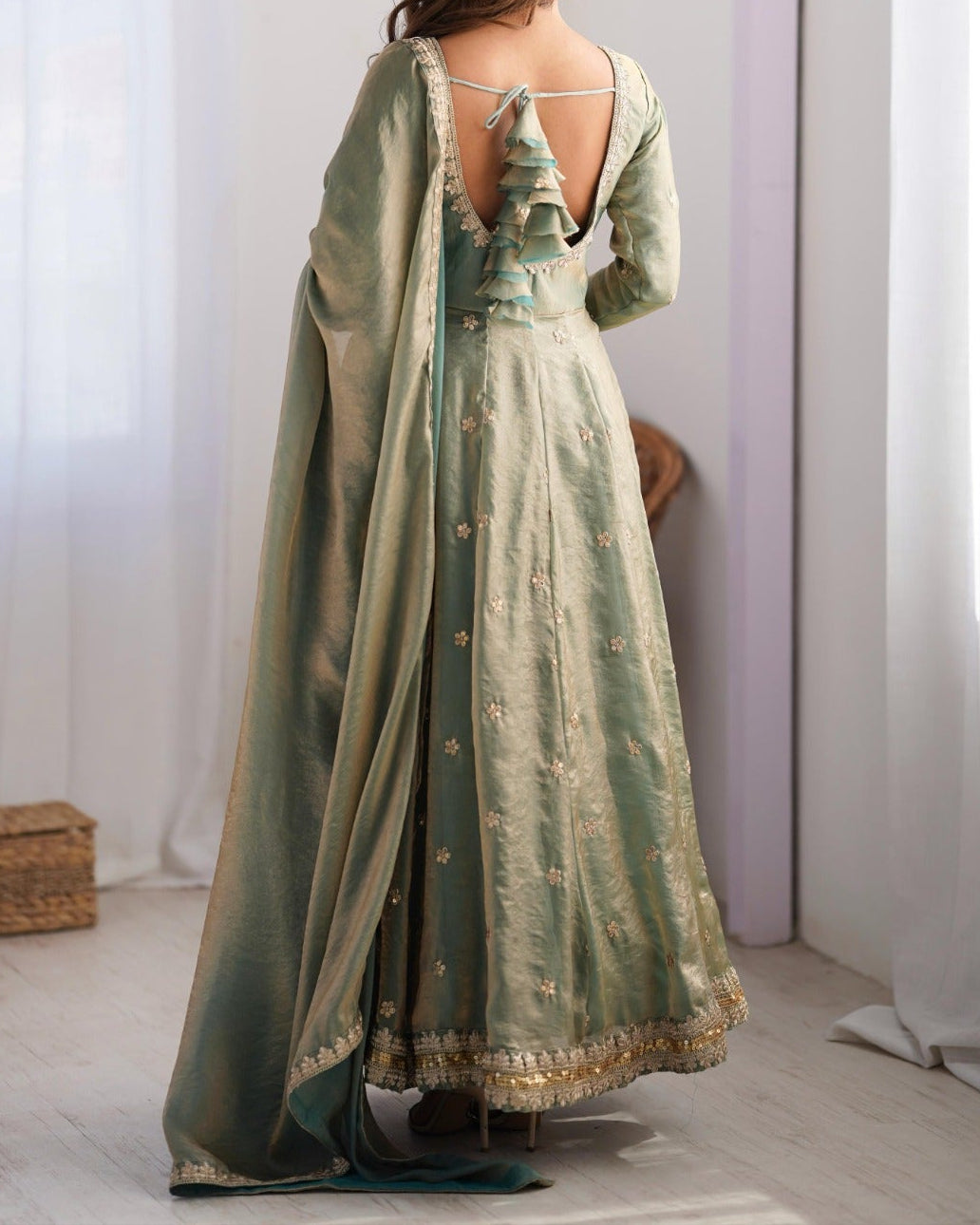 New Coding With Sequence Work Anarkali Suit Set