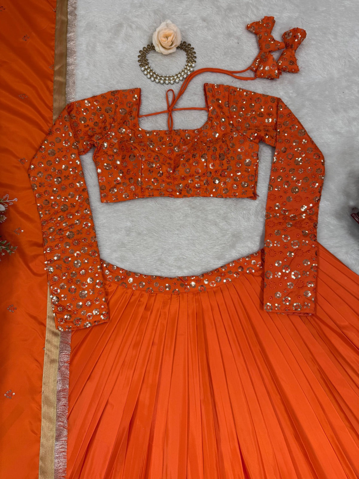 Wedding Special Thread With Sequence Work Lehenga Choli & Dupatta