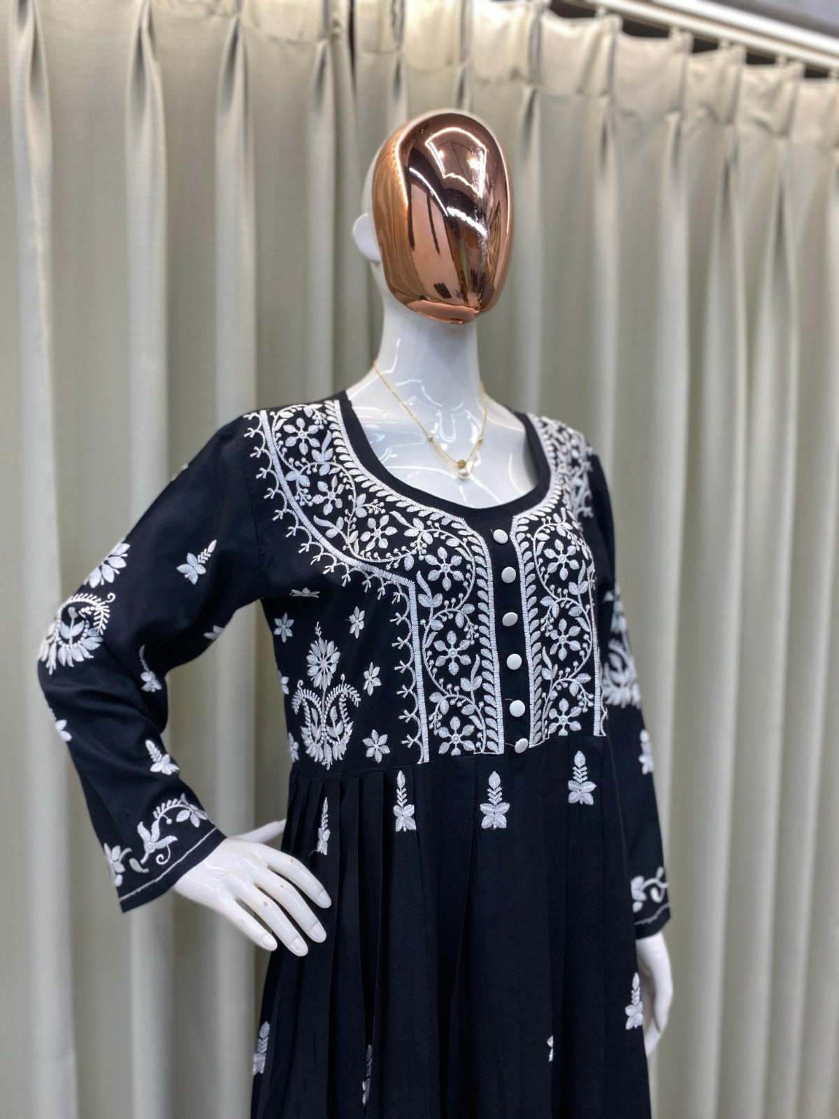 Summer Running Wear Special Trending Kurta Palazzo Set With Embroidery Thread Work