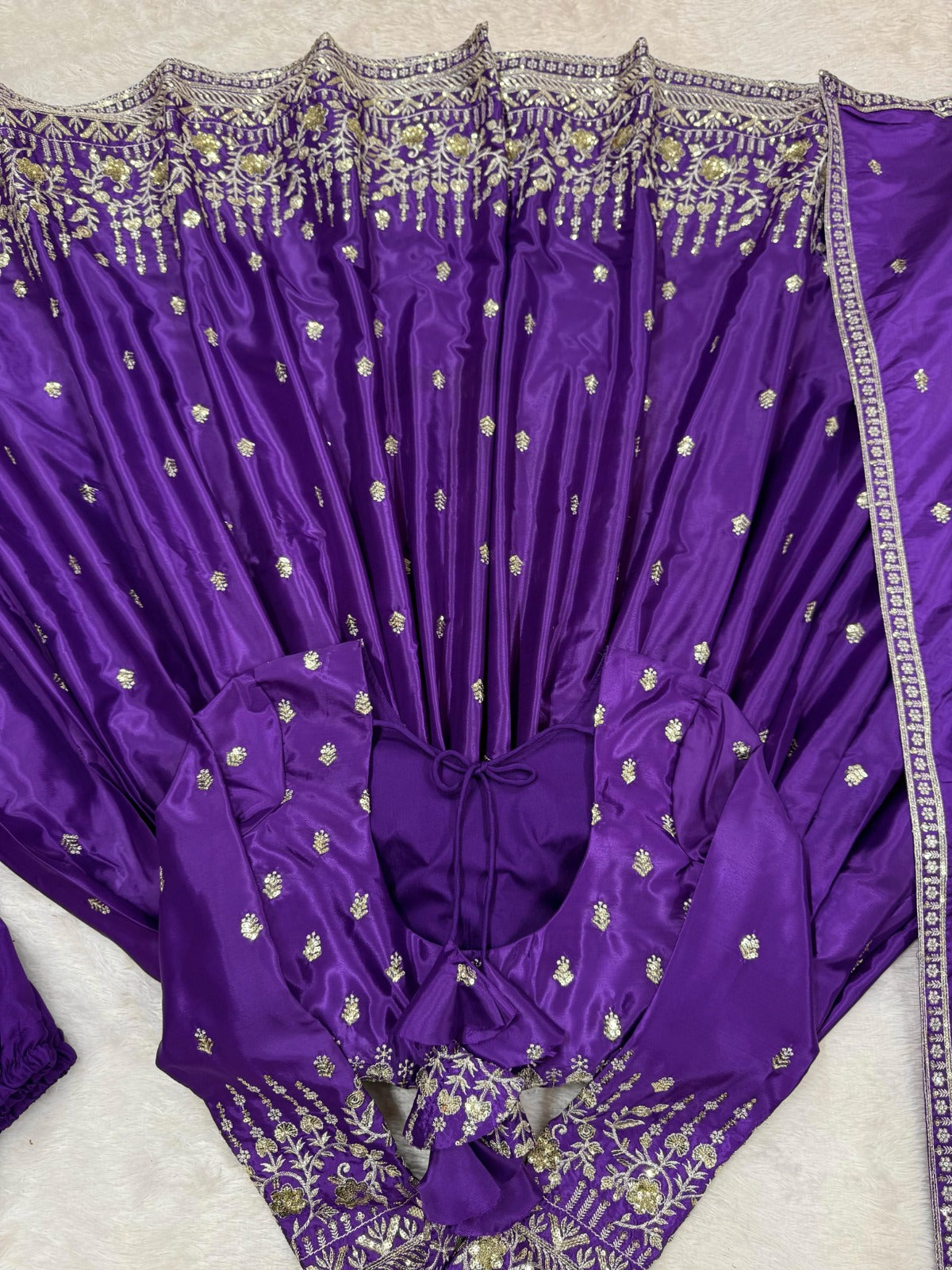 American Silk Beautiful Sequence Work Anarkali Suit