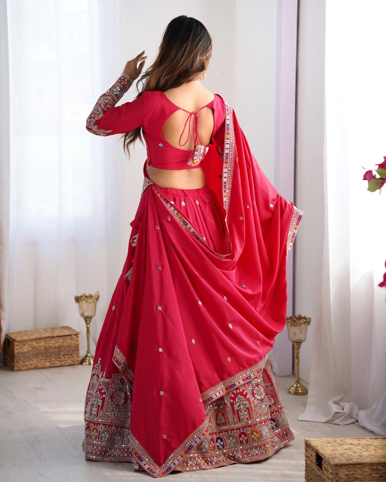 Wedding Special Coding Dori With Thread & Sequence Work Lehenga Choli