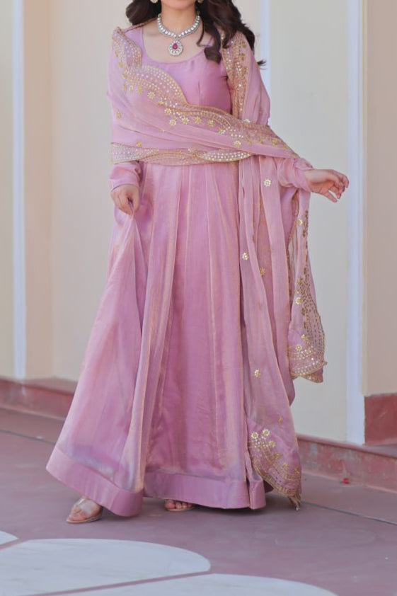 Premium Quality Fendy Chiffon Wedding Special Gown & Dupatta
