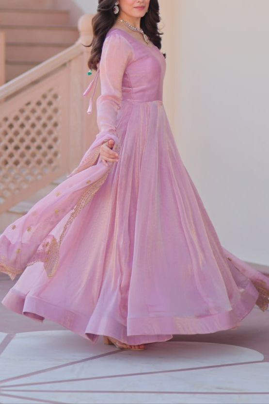 Premium Quality Fendy Chiffon Wedding Special Gown & Dupatta