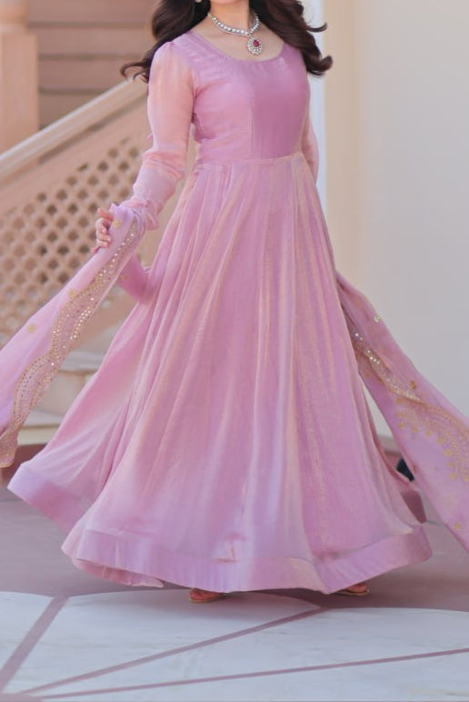 Premium Quality Fendy Chiffon Wedding Special Gown & Dupatta