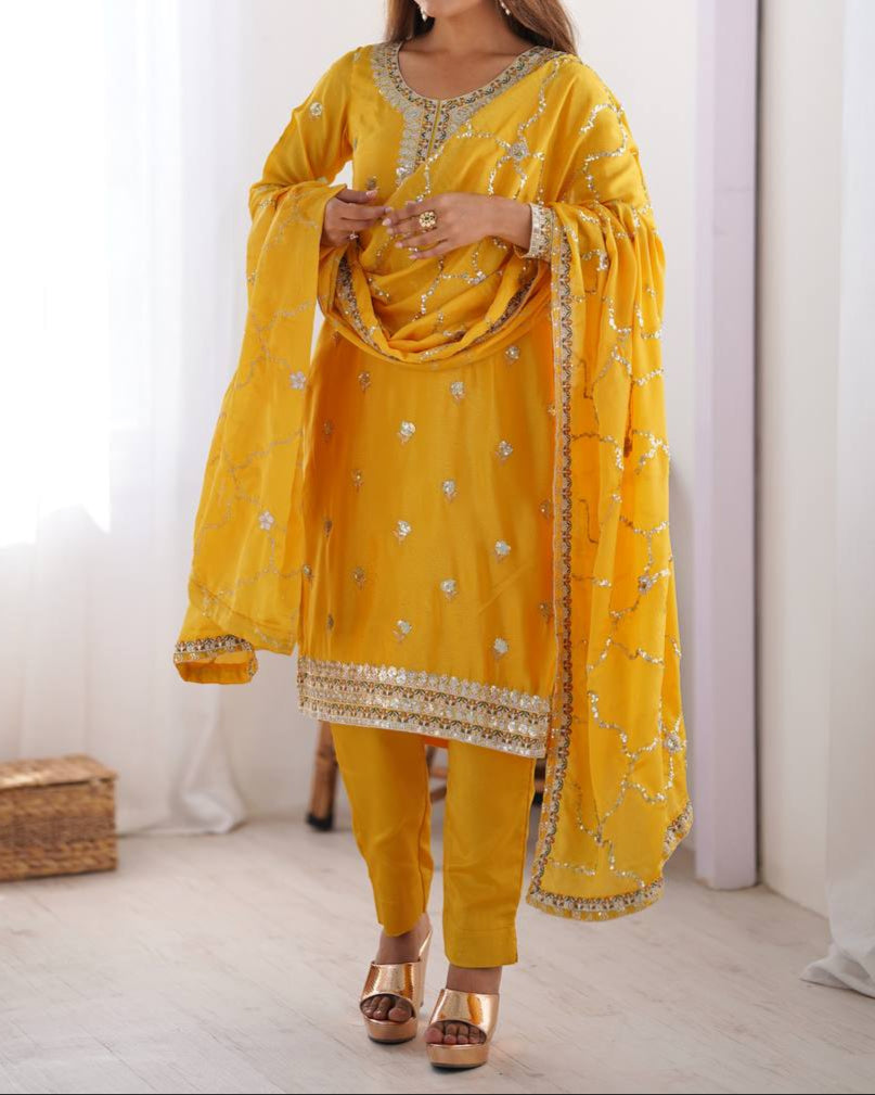 Thread & Sequence Work Suit Set