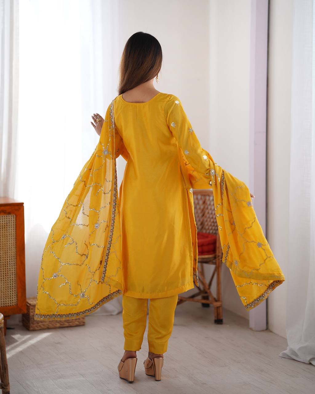 Thread & Sequence Work Suit Set