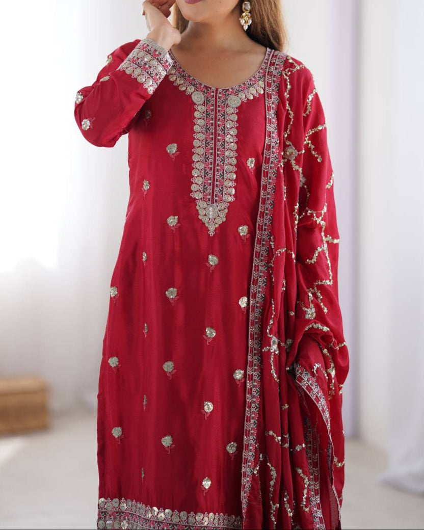 Thread & Sequence Work Suit Set