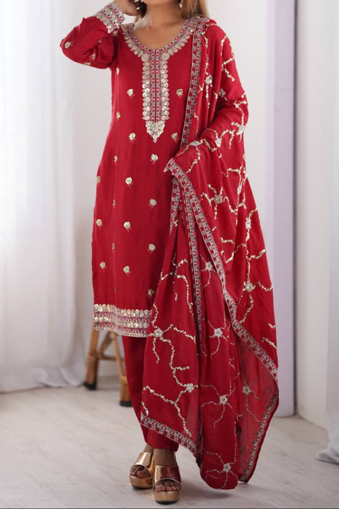 Thread & Sequence Work Suit Set
