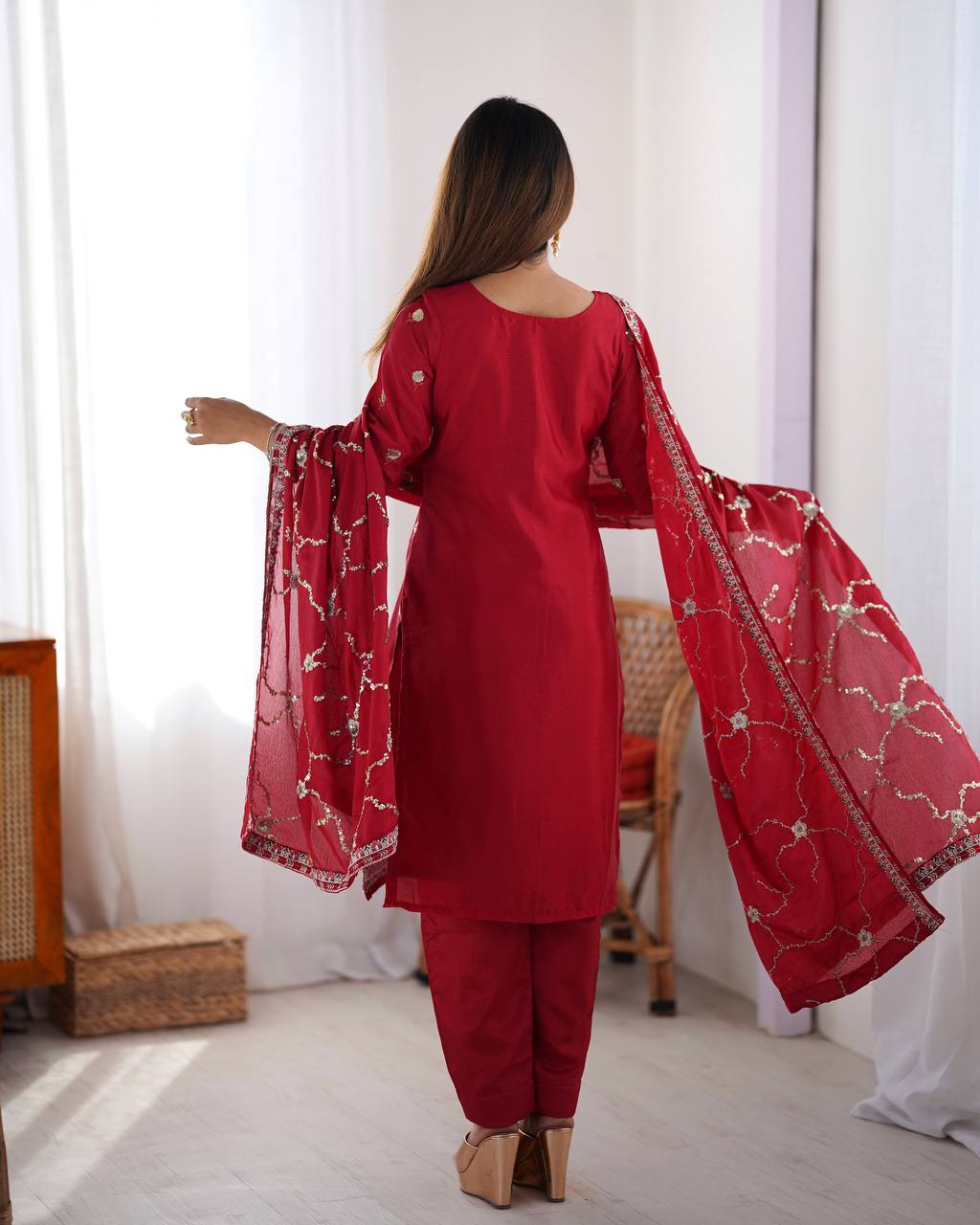 Thread & Sequence Work Suit Set
