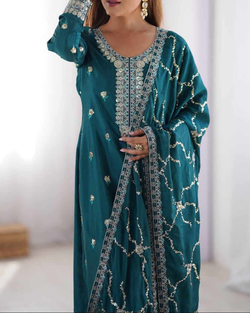 Thread & Sequence Work Suit Set
