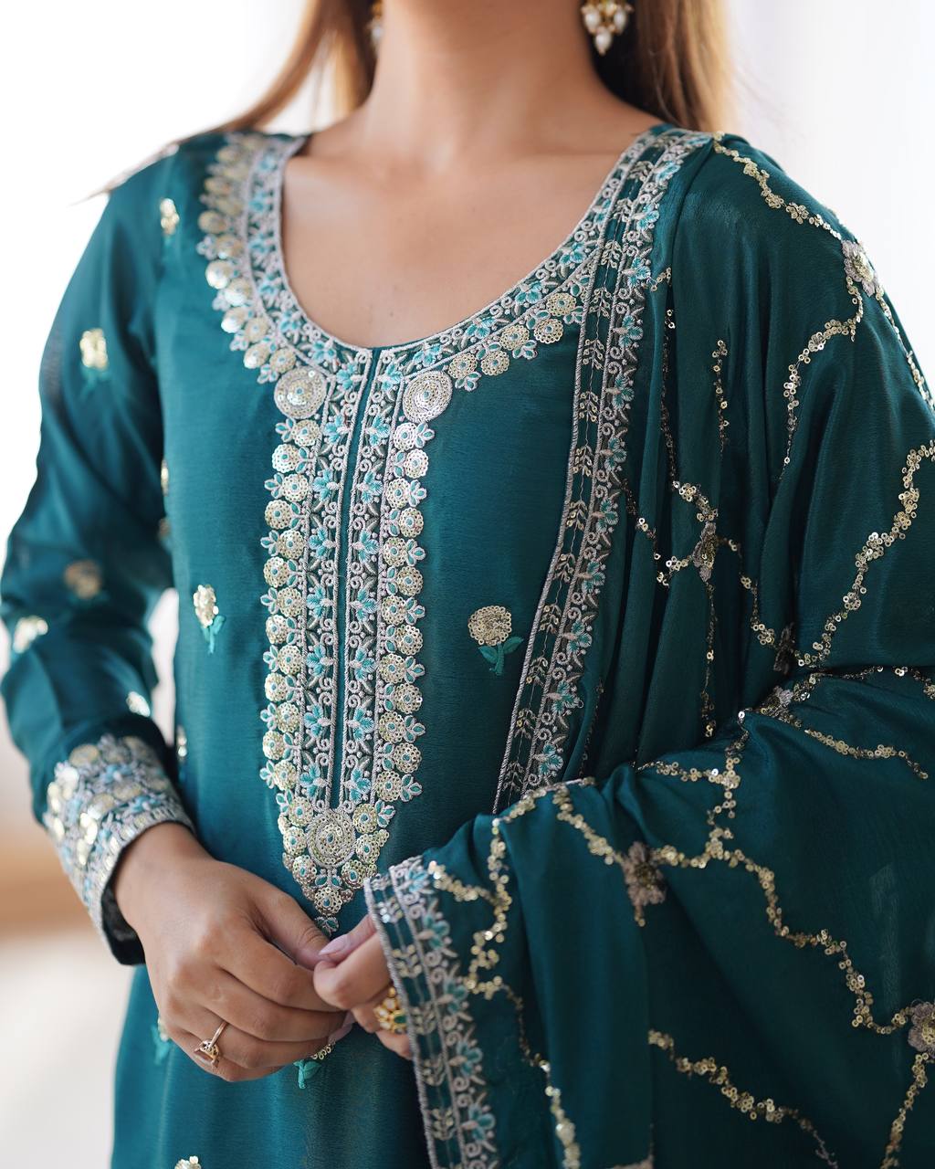 Thread & Sequence Work Suit Set