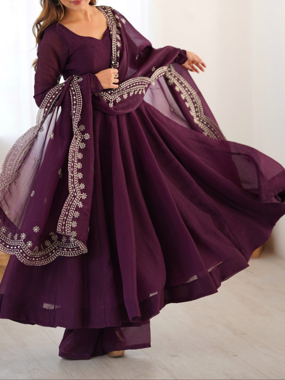 Premium Quality Fandy Sequence Work Suit Set