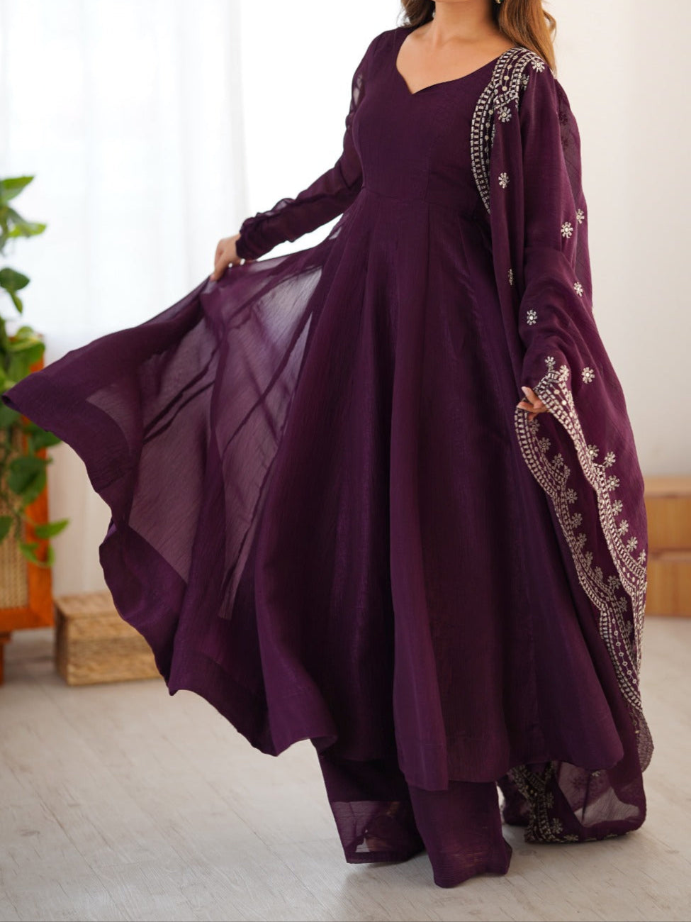 Premium Quality Fandy Sequence Work Suit Set