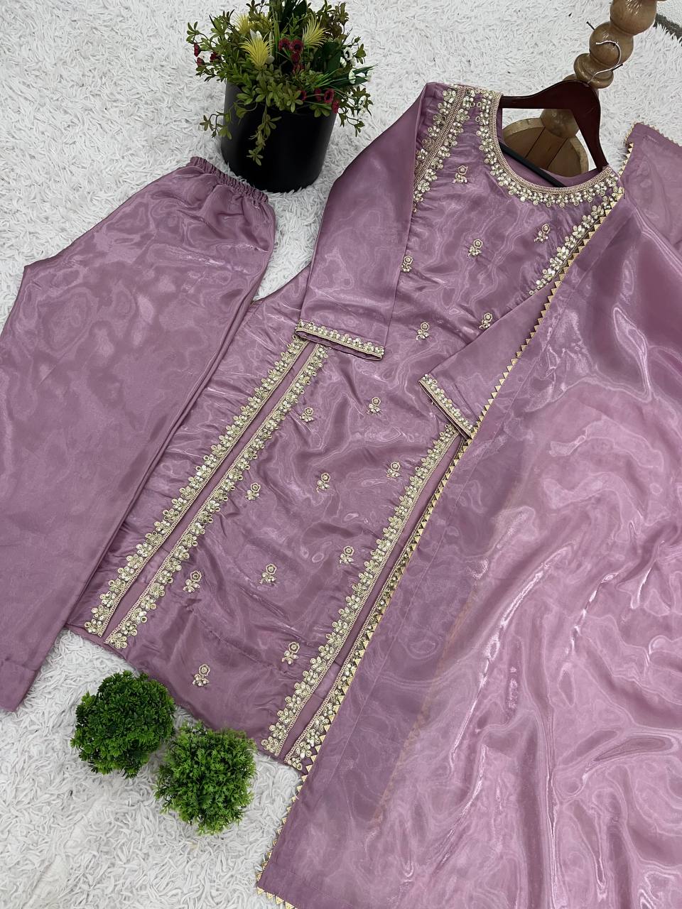 Pure Jimmy Choo Silk Suit Set