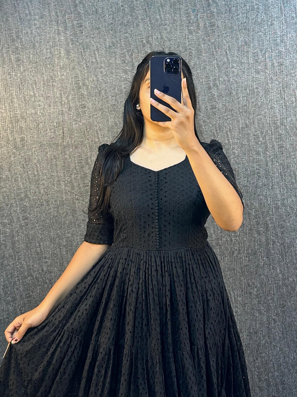 Summer Special Hakoba Cotton With 3 Midi Lair With One Side Pocket