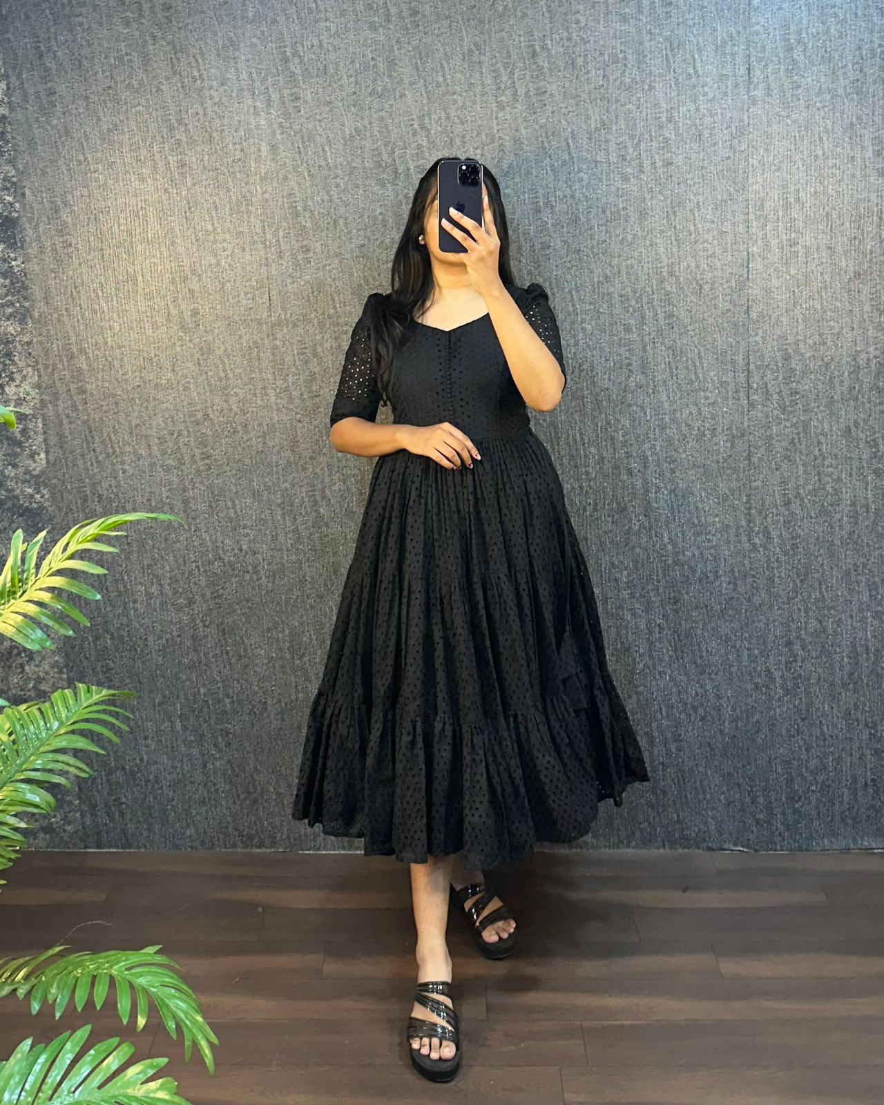 Summer Special Hakoba Cotton With 3 Midi Lair With One Side Pocket
