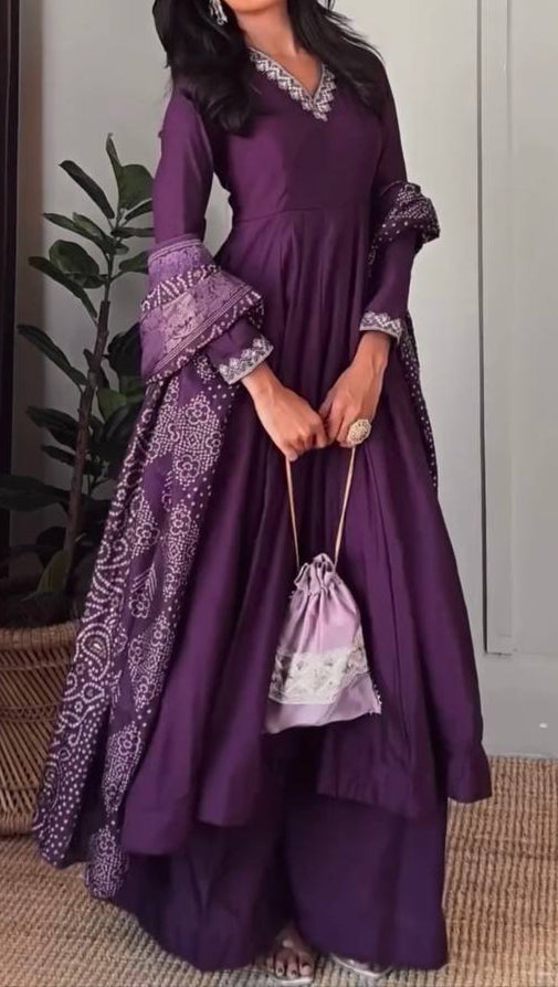 Wedding Special Dori & Sequence Work Anarkali Suit Set
