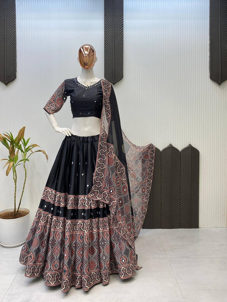 Navratri Season Exclusive Printed Full Stitched Lehenga Choli