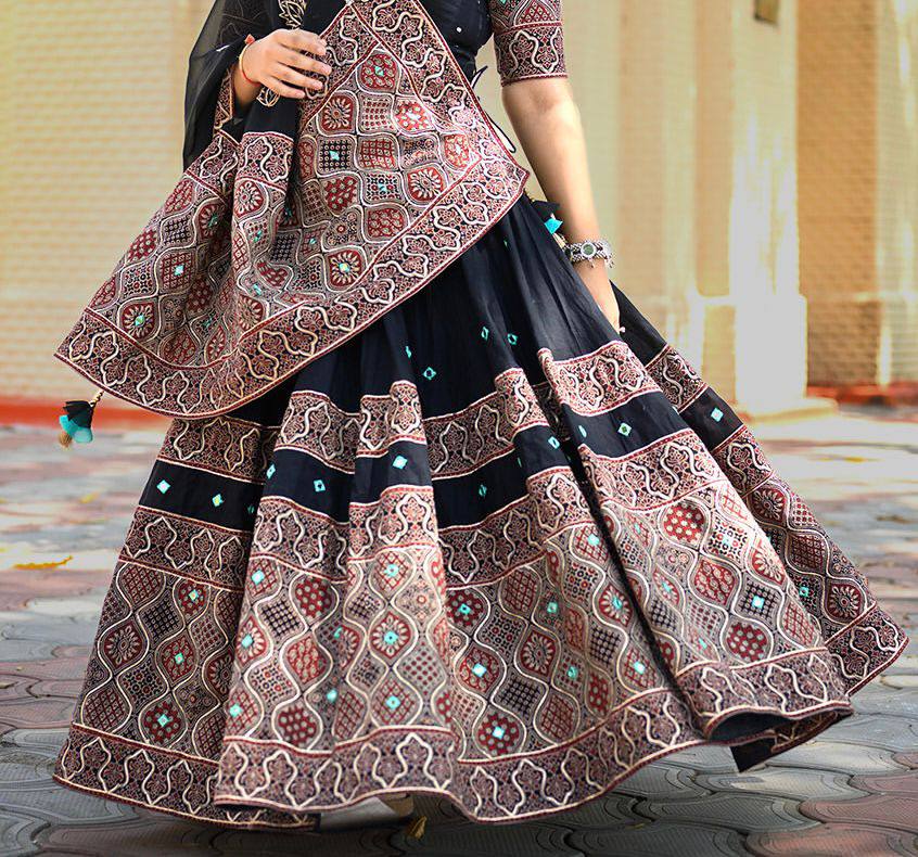 Navratri Season Exclusive Printed Full Stitched Lehenga Choli
