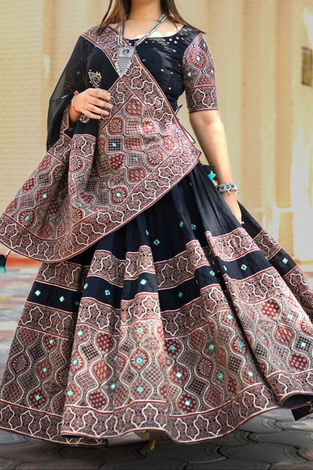 Navratri Season Exclusive Printed Full Stitched Lehenga Choli