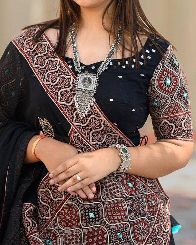 Navratri Season Exclusive Printed Full Stitched Lehenga Choli