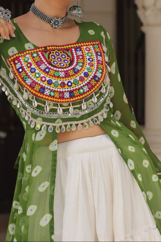 Designer Kutchi Work Stylish Lehenga Choli