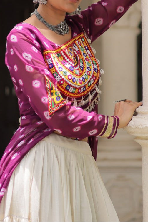 Designer Kutchi Work Stylish Lehenga Choli