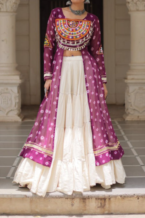 Designer Kutchi Work Stylish Lehenga Choli