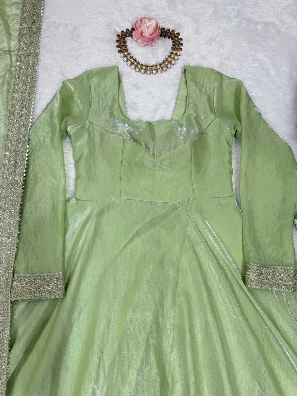 Mehendi Special Sequence And Stylish Anarkali Suit