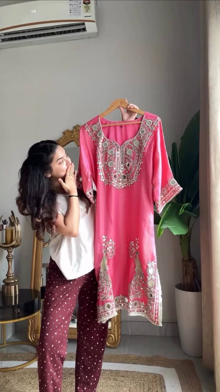 Festival Look Thread with 9mm Sequence with mirror & Top Palazzo