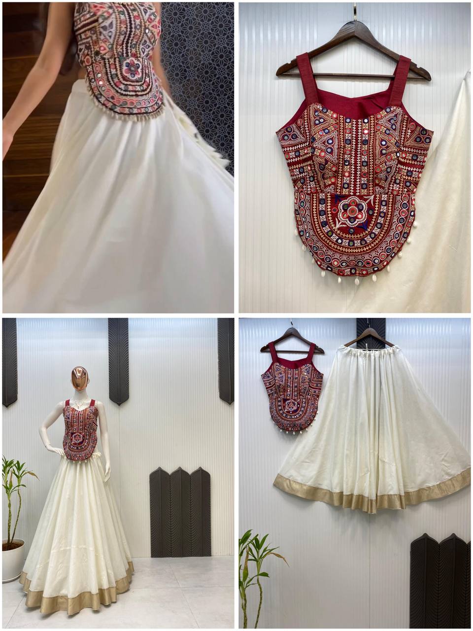 Navaratri Season Our Exclusive Full Stitched Lehenga Choli