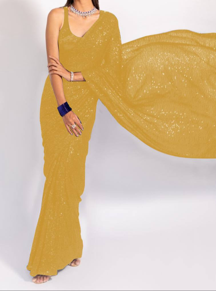 lunching New Designer Party Wear Look work Saree & Blouse