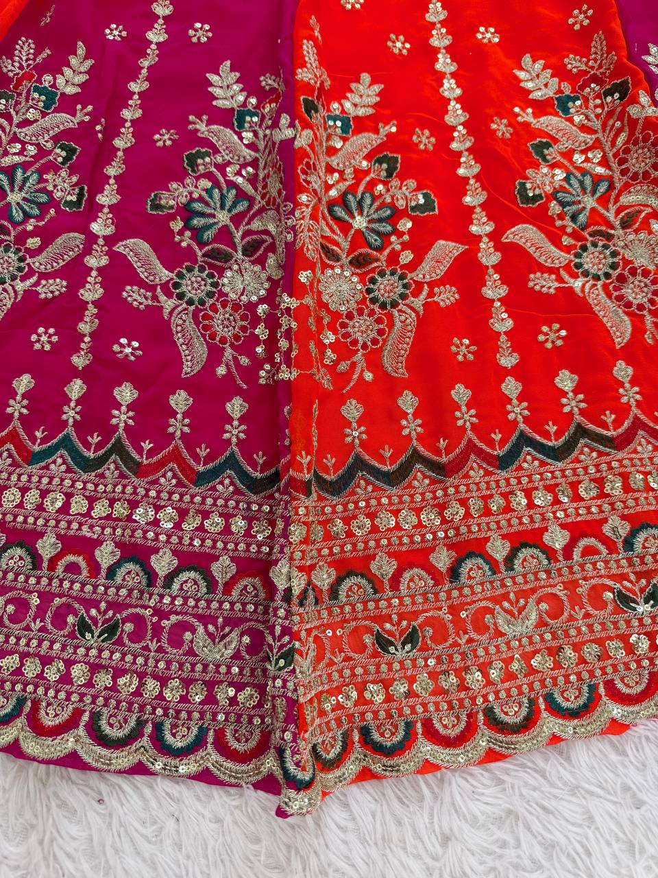 Wedding Special Thread with Sequence Work Lehenga Choli & Dupatta