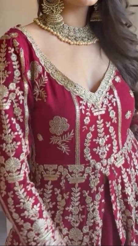 Designer Thread with Sequnce Work Lehenga Top & Dupatta