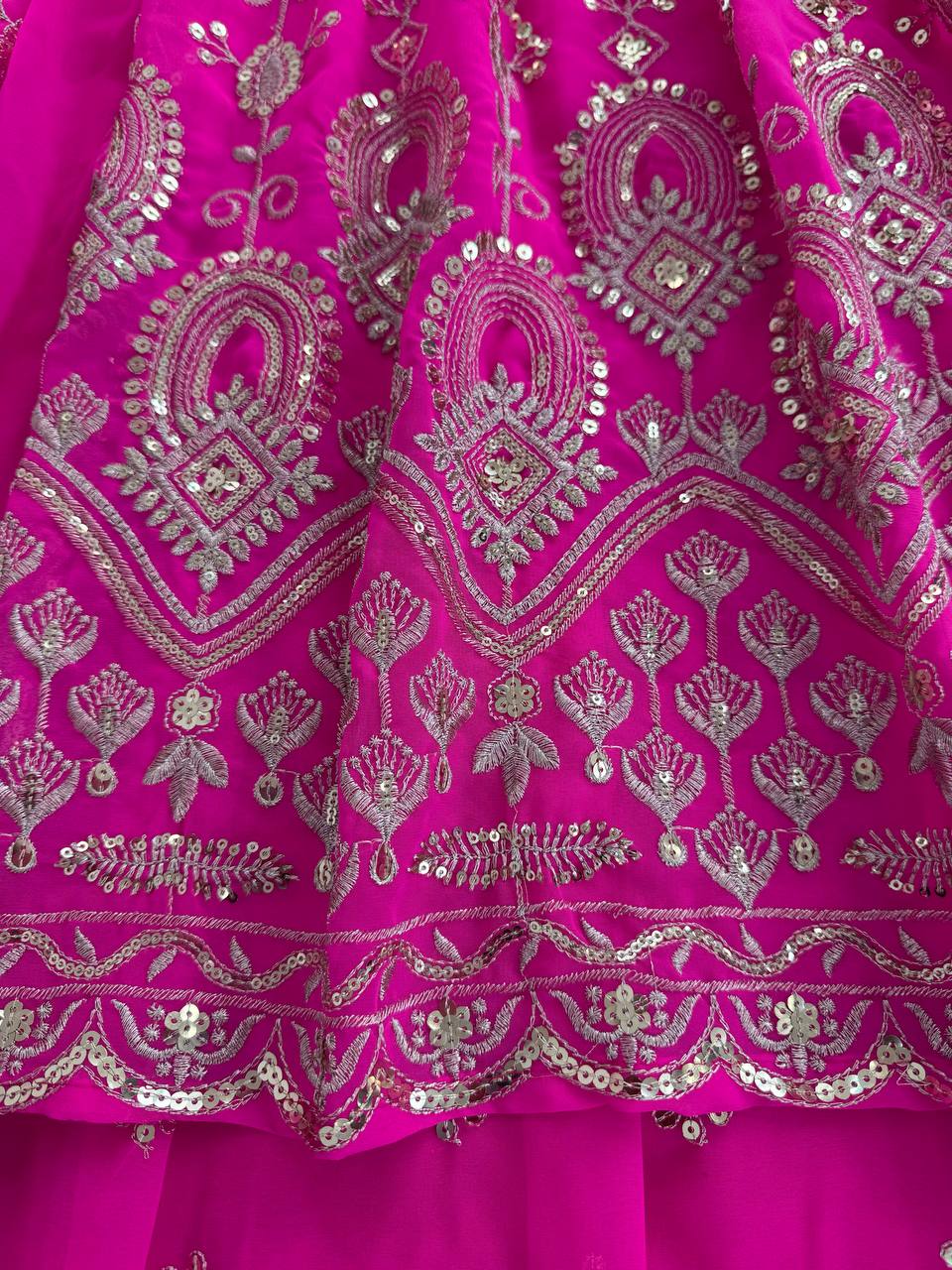 Thread with Sequence Work Lehenga Top & Dupatta