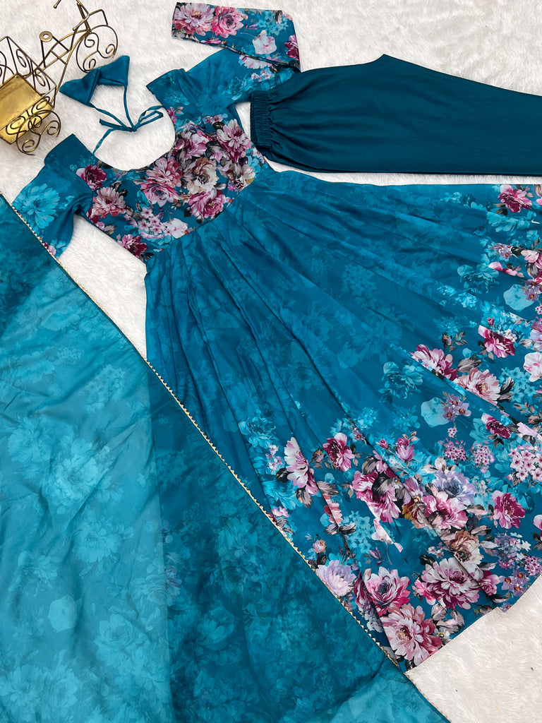 Pure Soft Georgette Anarkali Suit Set