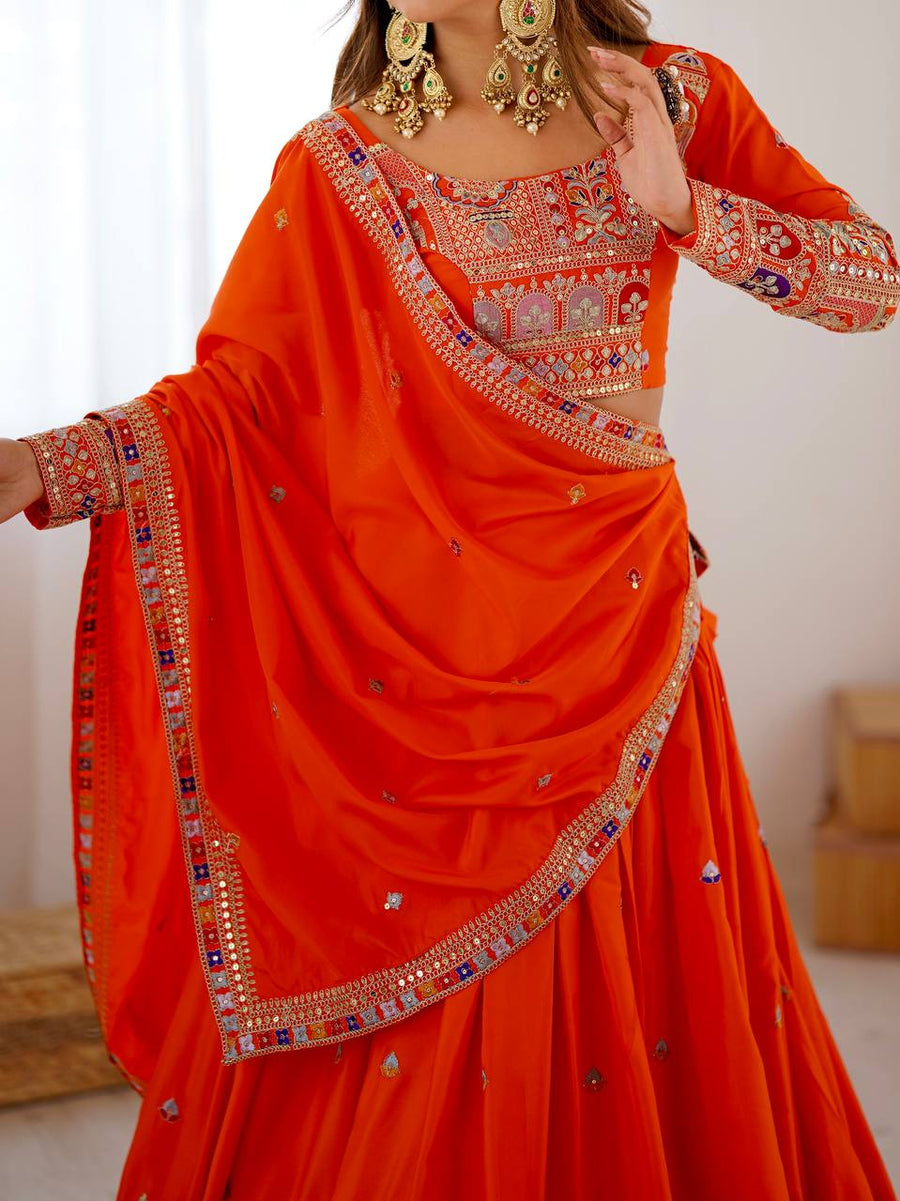 Wedding Special Coding Dori With Thread & Sequence Work Lehenga Choli