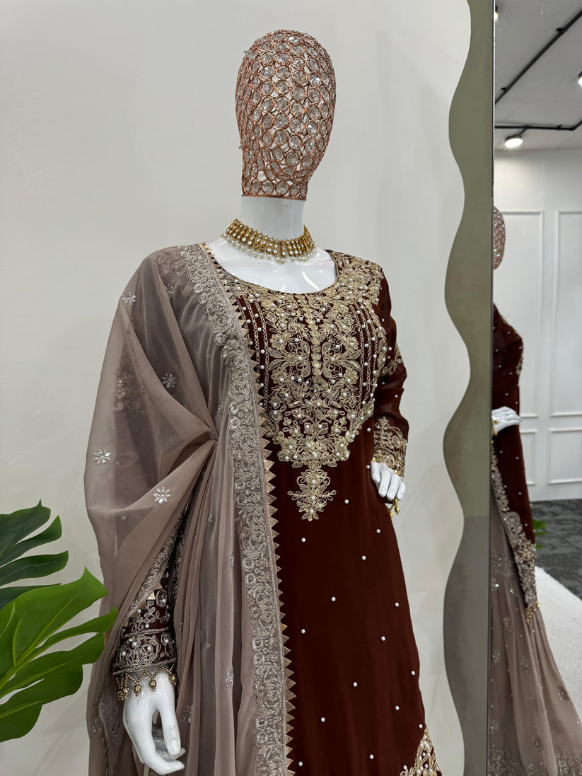 Wedding Special Designer Sharara Suit Set