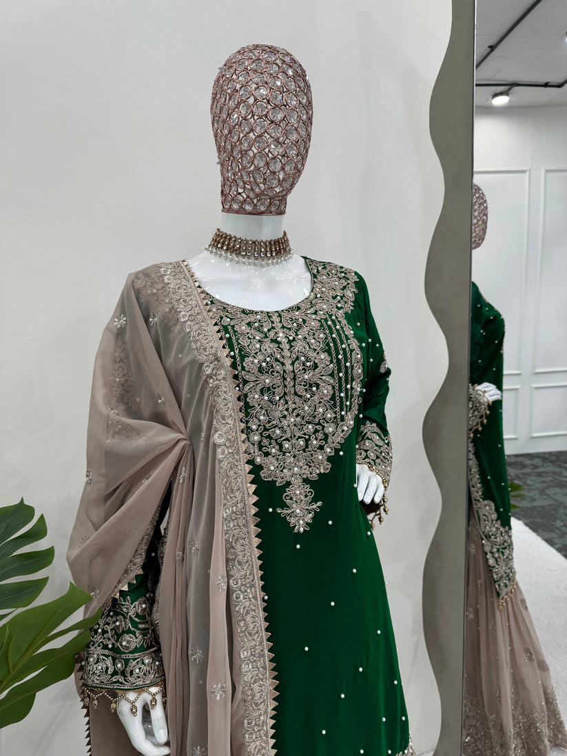 Wedding Special Designer Sharara Suit Set