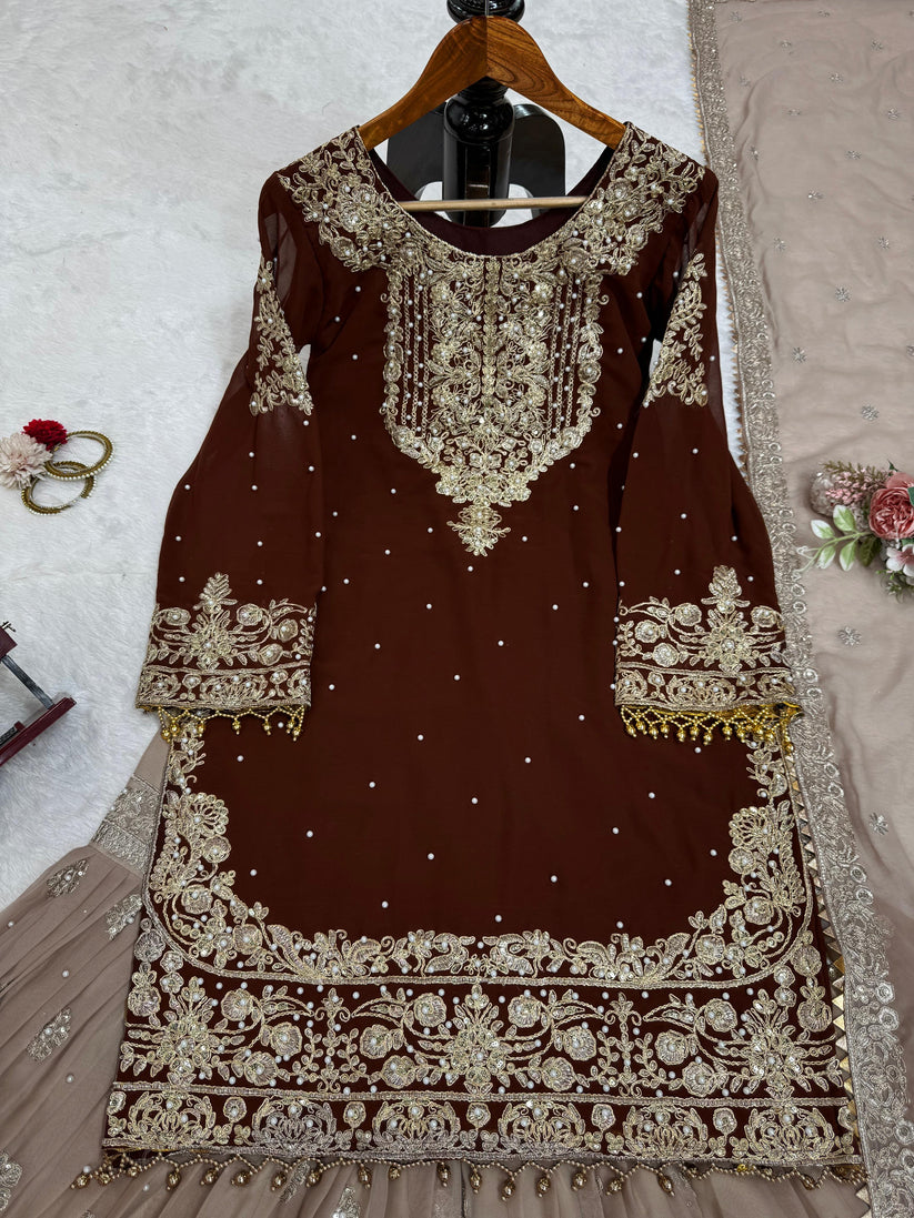 Wedding Special Designer Sharara Suit Set