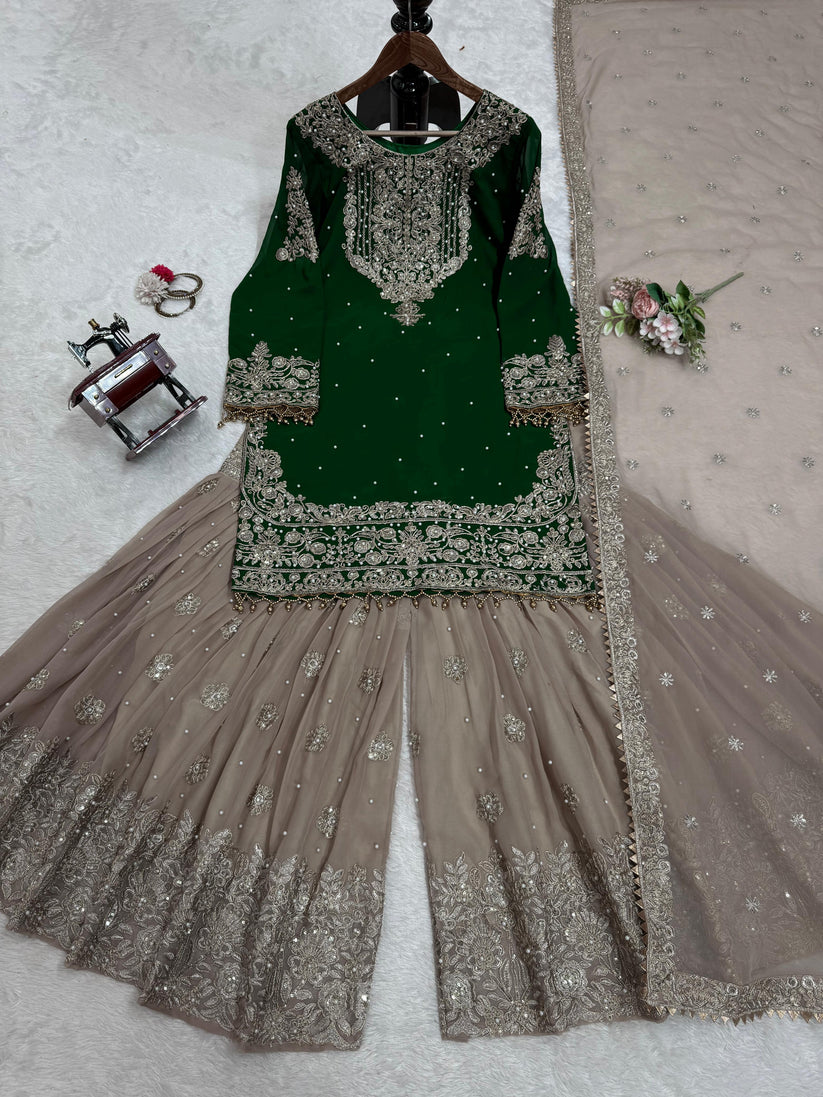 Wedding Special Designer Sharara Suit Set